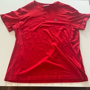 Lacoste red XXL men’s tshirt